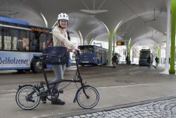 Faltrad ermöglicht Bahnfahrten